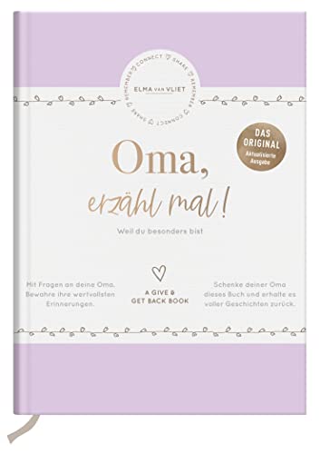 Oma, erzähl mal! | Elma van Vliet: Weil du besonders bist | Das Erinnerungsbuch für das Leben deiner Oma | Ein persönliches Geschenk zum Geburtstag oder zu Weihachten