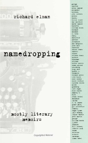 Namedropping: Mostly Literary Memoirs von State University of New York Press