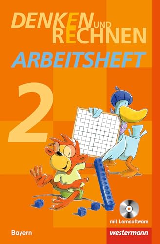 Denken und Rechnen - Ausgabe 2014 für Grundschulen in Bayern: Arbeitsheft 2 mit CD-ROM von Westermann