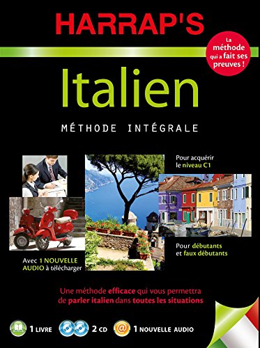 Harrap's Méthode Intégrale italien 2CD + livre: Contient 1 livre et une nouvelle audio à télécharger