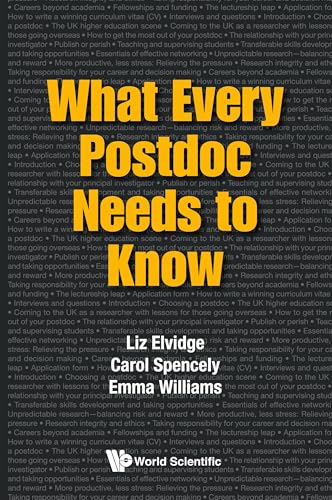 What Every Postdoc Needs To Know von World Scientific Publishing Company