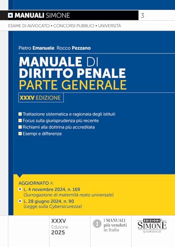 Manuale di diritto penale. Parte generale (Manuali) von Edizioni Giuridiche Simone