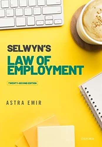 Selwyn's Law of Employment von Oxford University Press