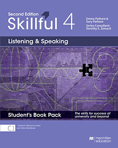 Skillful 2nd edition Level 4 – Listening and Speaking: The skills for success at university and beyond / Student’s Book with Student’s Resource Center and Online Workbook