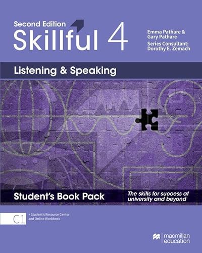 Skillful 2nd edition Level 4 – Listening and Speaking: The skills for success at university and beyond / Student’s Book with Student’s Resource Center and Online Workbook