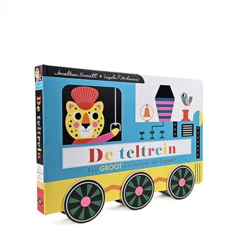 De teltrein: een groot uitklapboek met flappen! von Gottmer