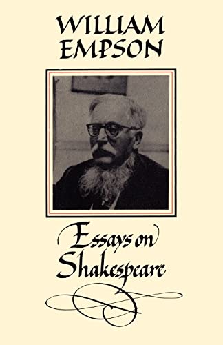 William Empson: Essays on Shakespeare von Cambridge University Press