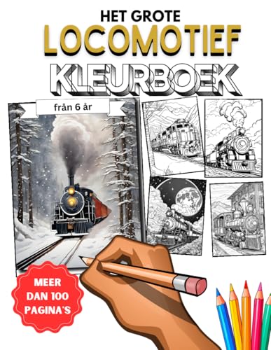 Het grote locomotief kleurboek: Voor trein-, spoorweg- en locomotiefliefhebbers vanaf 6 jaar Het grote locomotief kleurboek: Voor trein-, spoorweg- en locomotiefliefhebbers vanaf 6 jaar von Independently published
