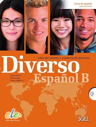 Diverso Español B: Curso de español para jóvenes / Kurs- und Arbeitsbuch mit MP3-CD (Diverso (Jugendliche)) von Hueber Verlag GmbH