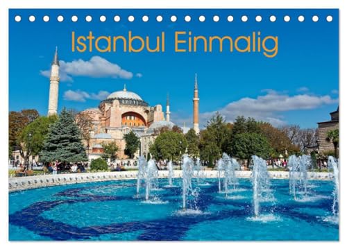 Istanbul Einmalig (Tischkalender 2024 DIN A5 quer), CALVENDO Monatskalender: Instanbul Einmalig entführt sie in eine der spannendsten Städte Europas von CALVENDO