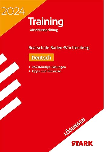 STARK Lösungen zu Training Abschlussprüfung Realschule 2024 - Deutsch - BaWü (Abschlussprüfungen) von Stark Verlag