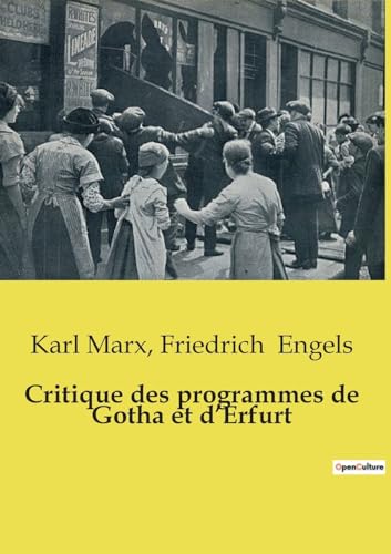 Critique des programmes de Gotha et d¿Erfurt von SHS Éditions