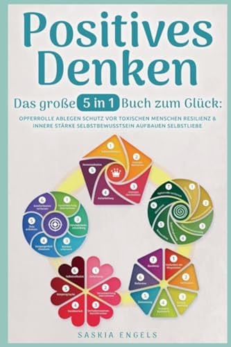 Positives Denken – Das große 5 in 1 Buch zum Glück: Opferrolle ablegen | Schutz vor toxischen Menschen | Resilienz & innere Stärke | Selbstbewusstsein aufbauen | Selbstliebe empfinden Positives Denken – Das große 5 in 1 Buch zum Glück: Opferrolle ablegen | Schutz vor toxischen Menschen | Resilienz & innere Stärke | Selbstbewusstsein aufbauen | Selbstliebe empfinden