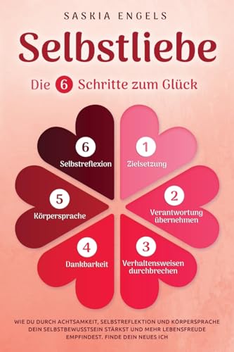Selbstliebe – Die 6 Schritte zum Glück: Wie du durch Achtsamkeit, Selbstreflektion und Körpersprache dein Selbstbewusstsein stärkst und mehr Lebensfreude empfindest. Finde dein neues Ich Selbstliebe – Die 6 Schritte zum Glück: Wie du durch Achtsamkeit, Selbstreflektion und Körpersprache dein Selbstbewusstsein stärkst und mehr Lebensfreude empfindest. Finde dein neues Ich