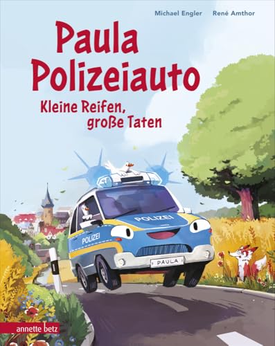 Paula Polizeiauto - Kleine Reifen, große Taten: Abenteuer-Bilderbuch ab 4 Jahren mit sprechenden Autos Paula Polizeiauto - Kleine Reifen, große Taten: Abenteuer-Bilderbuch ab 4 Jahren mit sprechenden Autos