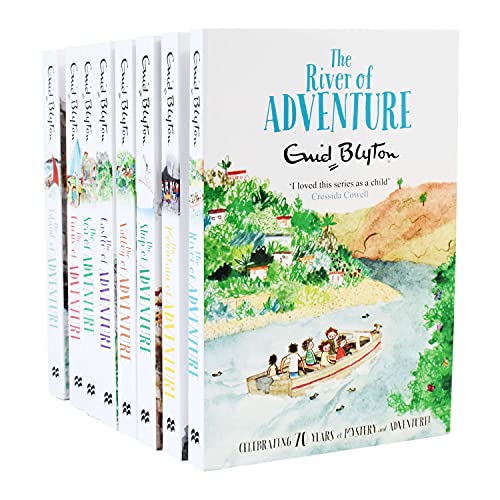 Enid Blyton Adventure Series Books 1 - 8 Collection Set (River, Circus, Ship, Mountain, Sea, Valley, Castle & Island)