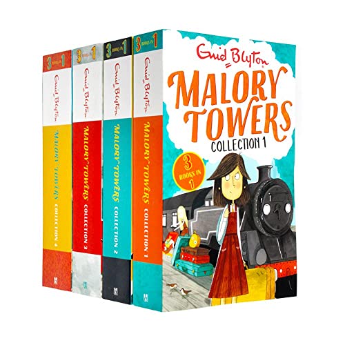Enid Blyton Malory Towers 4 Books Set 12 Story Collection, First Term, Second Form, Third Year, Upper Fourth and more Enid Blyton Malory Towers 4 Books Set 12 Story Collection, First Term, Second Form, Third Year, Upper Fourth and more