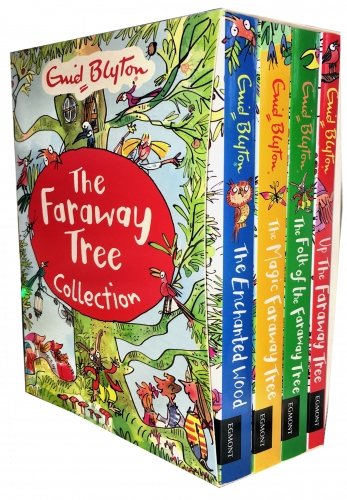 Enid Blyton The Faraway Tree 4 Books Collection Pack Set (The Folk of the Faraway Tree, The c Faraway Tree, The anted Wood, Up The Faraway Tree)
