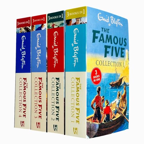 The Famous Five 12 Titles in 4 Books Collection Set For Children By Enid Blyton The Famous Five 12 Titles in 4 Books Collection Set For Children By Enid Blyton