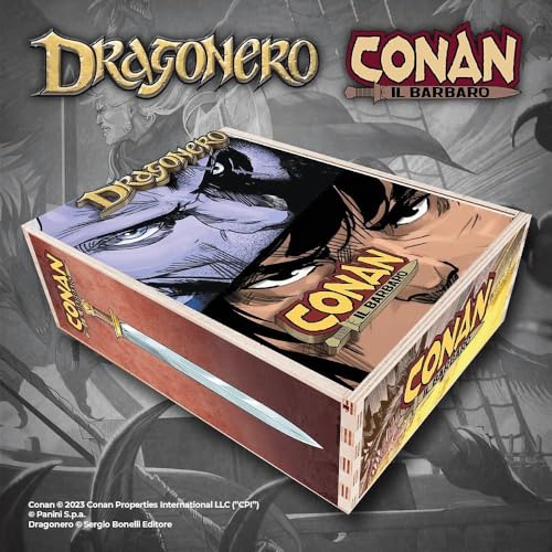 Dragonero-Conan il Barbaro. Box legno. Con mappa hyboriana e mappa dell'Erondár von Sergio Bonelli Editore