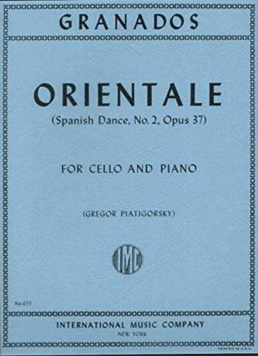 Enrique Granados: Orientale (Spanish Dance No. 2 Op.37) (Cello & Piano)