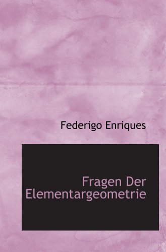 Fragen Der Elementargeometrie