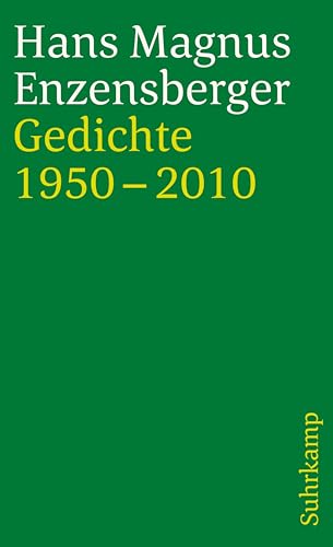 Gedichte 1950-2010 (suhrkamp taschenbuch)