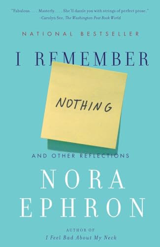 I Remember Nothing: And Other Reflections von Vintage