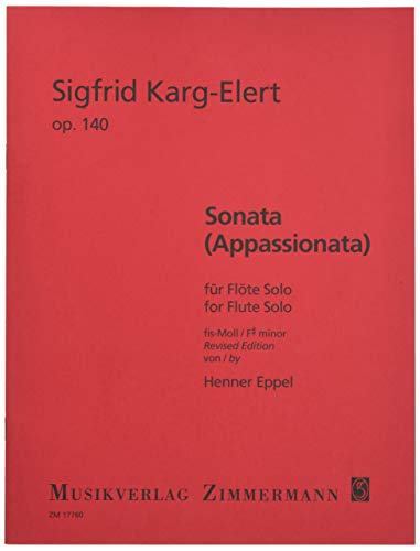 Sonata (Appassionata): op. 140. Flöte.