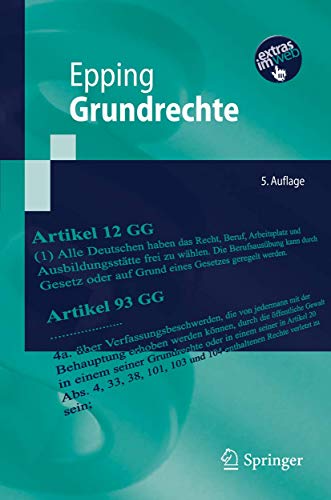Grundrechte (Springer-Lehrbuch) (German Edition)