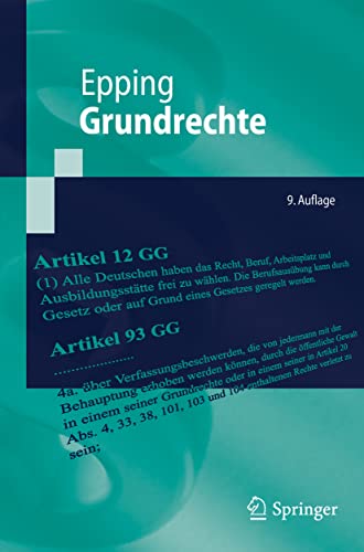Grundrechte (Springer-Lehrbuch) von Springer