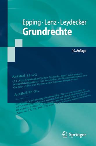 Grundrechte (Springer-Lehrbuch) von Springer