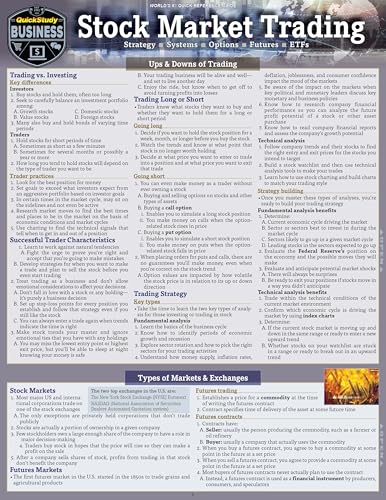 Stock Market Trading: Quickstudy Laminated Reference Guide