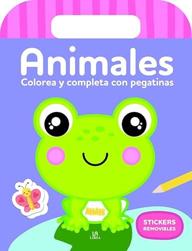 Animales (Colorea y Completa con Stickers, Band 1) von Libsa