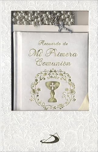 Estuche Primera Comunión. Modelo 2 . Libro de oraciones y rosario