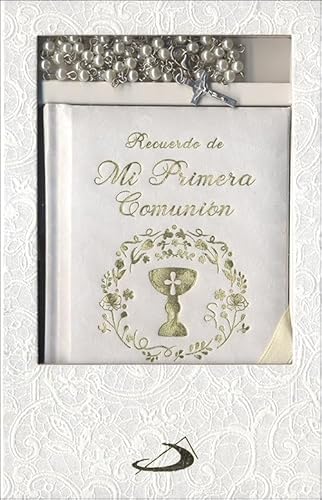 Estuche Primera Comunión. Modelo 2 . Libro de oraciones y rosario von Editorial San Pablo