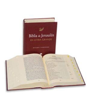 Biblia De Jerusalen. En Letra Grande Nueva Edicion Revisada Y Aumentada
