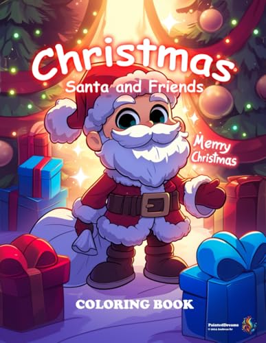Christmas - Santa and Friends: Coloring Book von Independently published
