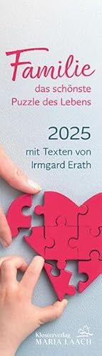 Lesezeichenkalender - Familie – das schönste Puzzle der Lebens 2025 von Klosterverlag Maria Laach