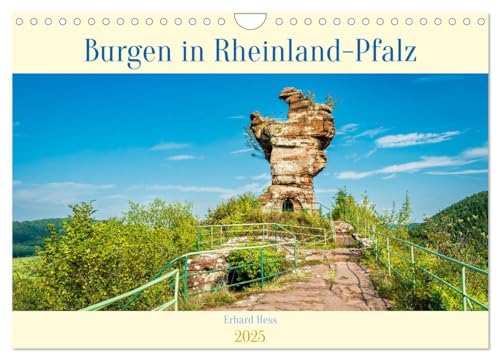Burgen in Rheinland-Pfalz (Wandkalender 2025 DIN A4 quer), CALVENDO Monatskalender