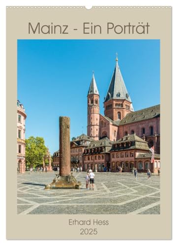 Mainz - Ein Porträt (Wandkalender 2025 DIN A2 hoch), CALVENDO Monatskalender
