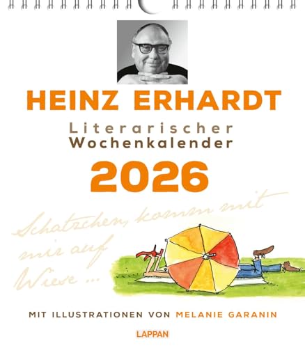 Heinz Erhardt – Literarischer Wochenkalender 2026: Illustrierter Wandkalender mit Gedichten Heinz Erhardt – Literarischer Wochenkalender 2026: Illustrierter Wandkalender mit Gedichten von Lappan