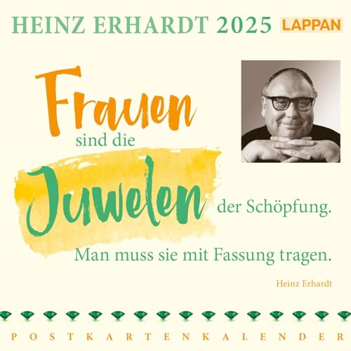 Heinz Erhardt: Postkartenkalender 2025: Wochenkalender mit 53 Postkarten Heinz Erhardt: Postkartenkalender 2025: Wochenkalender mit 53 Postkarten