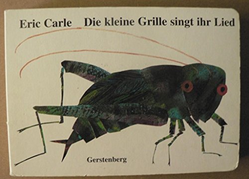 Die kleine Grille singt ihr Lied. Mit Grillenzirpen