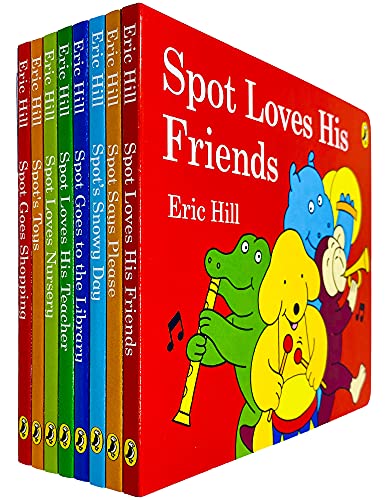 Eric Hill Spot's Story Library 8 Books Collection Set