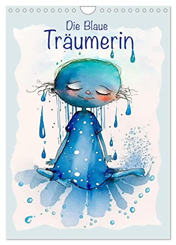 Die Blaue Träumerin (Wandkalender 2025 DIN A4 hoch), CALVENDO Monatskalender