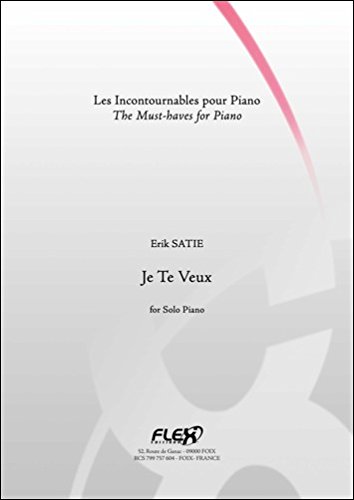 KLASSICHE NOTEN - Je Te Veux - E. SATIE - Solo Piano