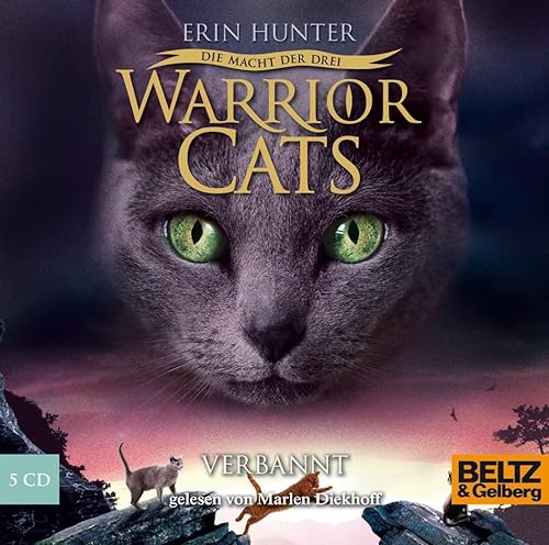 Warrior Cats - Die Macht der drei. Verbannt: III, Folge 3, gelesen von Marlen Diekhoff, 5 CDs in der Multibox, 6 Std. 13 Min.