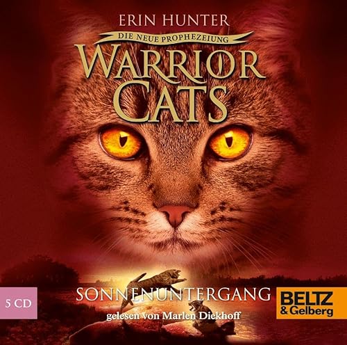 Warrior Cats - Die neue Prophezeiung. Sonnenuntergang: Staffel II, Band 6, gelesen von Marlen Diekhoff, 5 CDs in der Multibox, 6 Std. 6 Min.
