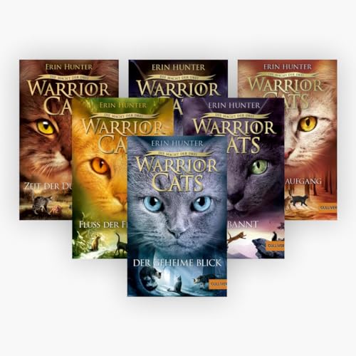 Warrior Cats Staffel III Band 1-6 plus 1 exklusives Postkartenset